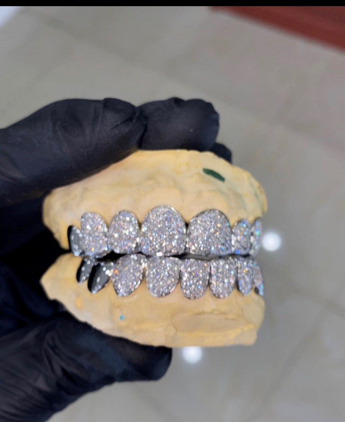 14K Vs Diamond Grill 16 Teeth